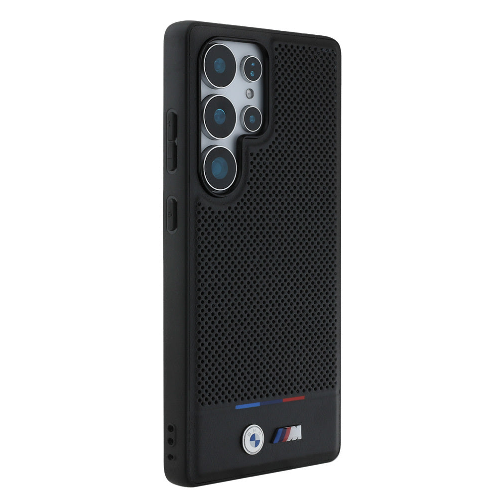 BMW Galaxy S25 Ultra Orjinal Lisanslı M Logolu Bottom Üç Çizgili Delikli PU Deri M-safe Kılıf BMW Galaxy S25 Ultra Orjinal Lisanslı M Logolu Bottom Üç Çizgili Delikli PU Deri M-safe Kılıf